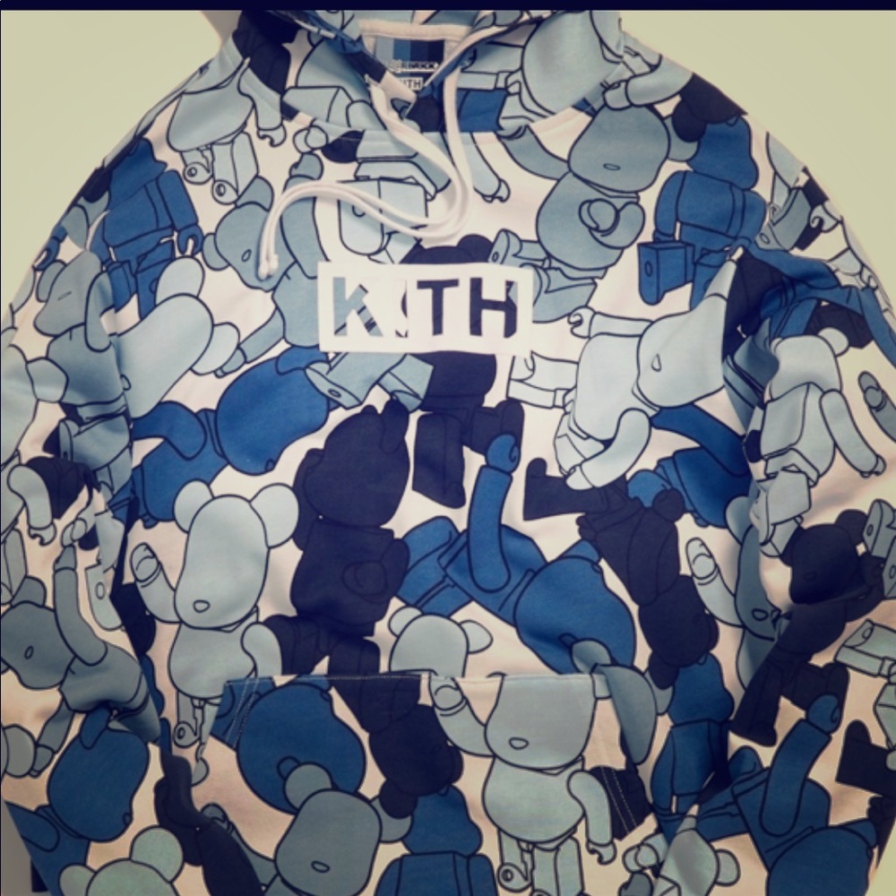 Kith x Bearbrick Pattern Hoodie